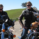 Image for article titled Starbuck And Six Go On Wine Drinking, Motorcyle Riding Romp